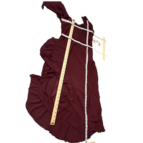 NWT Show Me Your MuMu Jess Ruffle Midi Dress - Picture 6 of 10